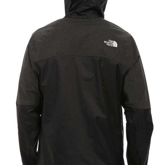 Men's The North Face Venture 2 Rain Jacket Black - Picture 3 of 3